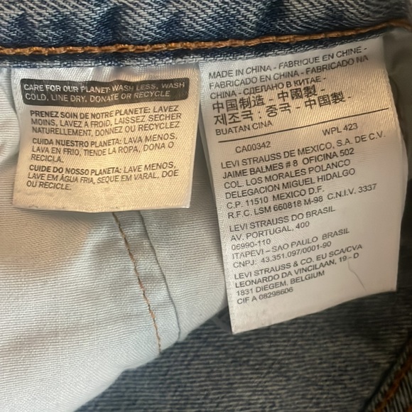 Levi’ 501 Jean Shorts 28 - Picture 5 of 6